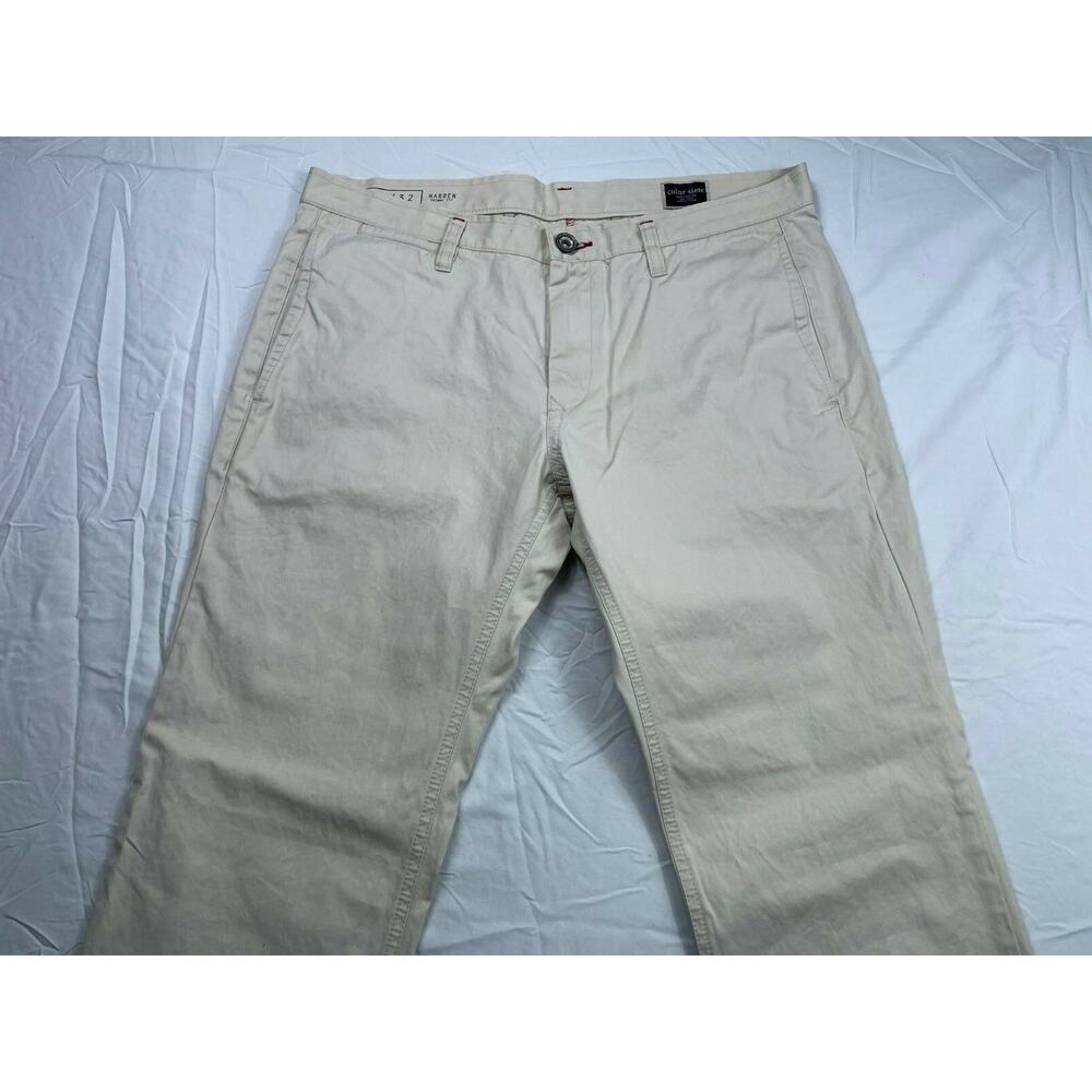 Color Siete Handcrafted Warren Slim Fit Weekend Chino Pants. Men's 34X32, GUC!!